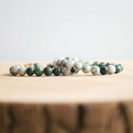 Agat Mszysty Bransoletka 8mm