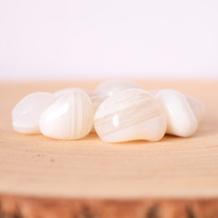 Agat Biały 10-15g Indie