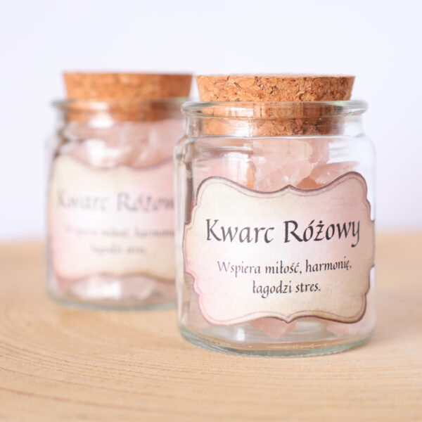 Słoiczek Kwarc Różowy 160-170 g Brazylia