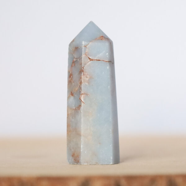 Angelit Wieża Obelisk 5,3 cm Peru