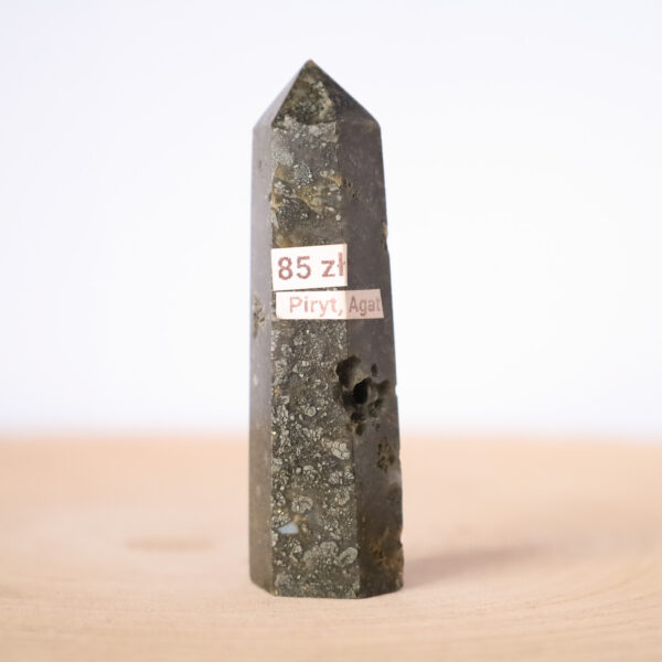 Piryt Agat 7,4 cm Wieża Obelisk Meksyk