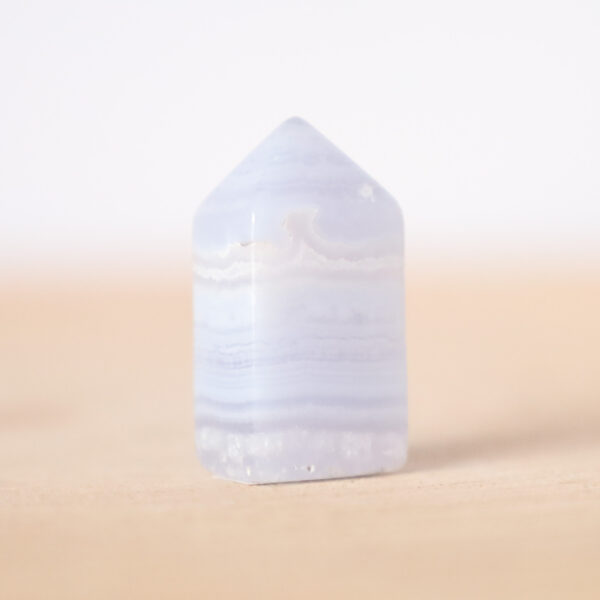 Agat Blue Lace 2,5 cm Wieża Obelisk Malawi